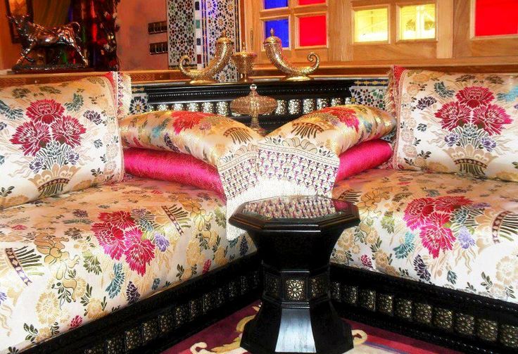 Salon marocain: tlamet benchrif ou bahja